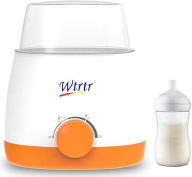 Baby Bottle Warmer, for Frozen Breast Milk &amp; Formula Baby Food Heater &amp; Steam Sterilizer,XB-06P (orange)