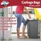 Garbage Bags 4 Rolls, White, 5 Gallon Capacity