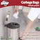 Garbage Bags 4 Rolls, White, 5 Gallon Capacity