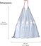 Garbage Bags, 150 Count Strong Trash Can Liners for Kitchen Bathroom Home Office (5Rolls)