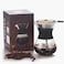 Coffee Maker Set-Pour Over Coffee Dripper with Reusable Stainless Steel Drip Filter Elegant Coffee Dripper Pot Glass Carafe &amp; Permanent Stainless Steel Filter