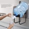 Radiotronics Metal 5 Gallon Water Jug Stand Dispenser with 2.15 Inch Dustproof Valve,Non-Slip Drinking Water Cooler Rack with Reusable Spout