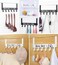 Over The Door Hanger with 6 Hooks, Over Door Coat Hooks for Hanging Coat, Towel, Bag, Robe - Hangers Hooks Ideal for Bedroom, Bathroom, Wardrobe