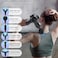 Massage Gun With 99 Speeds Deep Tissue Impact, Massager Muscle Vibration Relaxation, Athletes Fascia Muscle Massage Gun-Rechargeable with 8 Different Massage Heads (B)