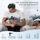 Massage Gun With 99 Speeds Deep Tissue Impact, Massager Muscle Vibration Relaxation, Athletes Fascia Muscle Massage Gun-Rechargeable with 8 Different Massage Heads (B)