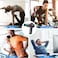 Massage Gun With 99 Speeds Deep Tissue Impact, Massager Muscle Vibration Relaxation, Athletes Fascia Muscle Massage Gun-Rechargeable with 8 Different Massage Heads (B)