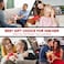 Massage Gun With 99 Speeds Deep Tissue Impact, Massager Muscle Vibration Relaxation, Athletes Fascia Muscle Massage Gun-Rechargeable with 8 Different Massage Heads (B)