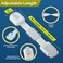 Child Safety Strap Locks (10 Pack) Baby Locks for Cabinets and Drawers, Toilet, Fridge &amp; More. 3M Adhesive Pads. Easy Installation, No Drilling Required, White/Gray