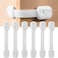 Child Safety Latches Cabinet Locks (6-Pack) Baby Proofing Baby Proofing set Strong adjustable child locks suitable to lock door,fridge,toilet seat,cabinet,drawer,oven window