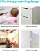 4 Pack Child Proof Refrigerator Lock - Fridge Locks for Kids with Sticky Adhesive Pads, Child Proof Cabinet Locks, Oven Lock Child Safety, Mini Fridge Lock, Freezer Lock