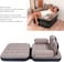 Inflatable Sofa Bed, Thickened Flocking PVC, Folded Size: Approx. 100 X 98 X 90cm, 200KG Large Load Capacity &amp; Easy to Store, Coffee, for Traveling, Camping