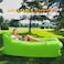 Inflatable Lounger Air Sofa Chair, Portable Water Proof Couch, Easy to Set Up Air Hammock for Hiking, Picnics, Outdoor, Camping &amp; Beach (Green)
