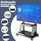 Mobile TV Stand Rolling TVs Cart for 32-75 Inch, Height Adjustable Floor TV Stand, LCD LED Flat Panel Curved Screen, with Wheels as a Movable Portable TV Stand