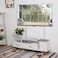 Radiotronics TV Floor Mount Stand: White TV Stand Floor for 32-100 Inch Qled TV Mount Stand Universal TV Stand Smart Television Floor Stand Display for led Oled Monitor