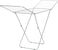 Clothes Drying Stand   Large Folding Clothes Dryer Drying Space   Metal Drying Racks for Balcony - 20 m   WR51116