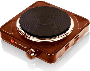 Electric Hot Plate,1000W Portable Electric Hob with Temperature Control, Cast Iron Heating Plate.Cooktops