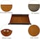 Radiotronics Valet Tray-leather and velvet,EDC Tray,Catchall Tray for Jewelry,Wallets,Watches,Key,Phones,Glasses, Perfect for Nightstand,Entryway Table,Desk,Key Tray,Home Décor(Brown）