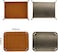 Radiotronics Valet Tray-leather and velvet,EDC Tray,Catchall Tray for Jewelry,Wallets,Watches,Key,Phones,Glasses, Perfect for Nightstand,Entryway Table,Desk,Key Tray,Home Décor(Brown）
