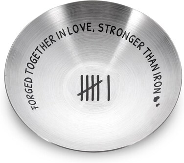 6th Anniversary Iron Gifts for Her Him 6 Year Wedding Anniversary Iron Gifts for Women Men Wife Husband Couples 6 Year Anniversary Decorations