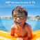 Radiotronics Kids Swim Goggles for Toddler Kids Youth, Anti-Fog Waterproof Anti-UV Clear Vision Water Pool Goggles Comfort for Age 6-14