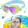 Kids Swim Goggles,Swimming Goggles for Kids 6-14, Anti-Fog UV Protection Pool Glasses for Boys Girls Children
