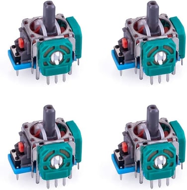 Analog 3D Joystick Thumbstick Wireless Controller Joystick for Playstation 4 PS4 Controller Replacement (4 Pack)