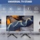 TV Stand Base Pedestal Feet Replacement for 32-55 inch TCL and Universal TVs, Plastic Mounting Legs with Screws, TV Holder Stand, (Black, 2Pcs)