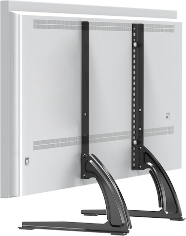 Radiotronics TV Stand Mount, Universal TV Stand Tabletop for 27 to 55 inch Plasma LCD LED Flat Screen TVs, TV Legs, Holds up to 40kg（88lbs）, Max VESA 800 x 400mm