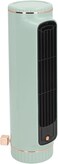10inch Powerful Desktop Bladeless Fan, 3 Speeds Quiet Cooling Standing Fans, USB 1200mAh Rechargeable Battery Portable Oscillating Fan for Room, Home, Office (Green)