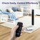 20dB Silent Tower Fan with Remote Control, 7.9m/s Powerful Fan with DC Motor, 26W Energy, 4 Modes 12 Speeds 12H Timer, Advanced Sleep Mode, 90&deg; Oscillation