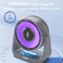 Portable Desk Fan with Smart LED Display, 100 Speed Levels Table Fan with 4000mAh Battery, Adjustable Angle, Quiet Operation