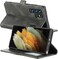 Case for Samsung S22 Ultra Case, Premium Leather PU Wallet Case, Flip Cover Magnetic Shockproof Closure Book Design with Kickstand Feature &amp; Card Slots