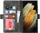 Case for Samsung S22 Ultra Case, Premium Leather PU Wallet Case, Flip Cover Magnetic Shockproof Closure Book Design with Kickstand Feature &amp; Card Slots