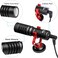 Video Microphone by-MM1 YouTube Vlogging Facebook Livestream Recording Mic for iPhone Huawei Android Smartphone Canon Nikon Sony DSLR Cameras
