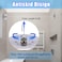 Little World Retractable Clothesline - 304 Stainless Steel Retractable Clothesline Indoor with Adjustable Nylon Rope, Wall Mounted Retractable Laundry Line