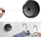 2.8m Stainless Steel Retractable Clothesline,Portable Duty Indoor and Outdoor Washing Line with Wall Mount,Easy Installation