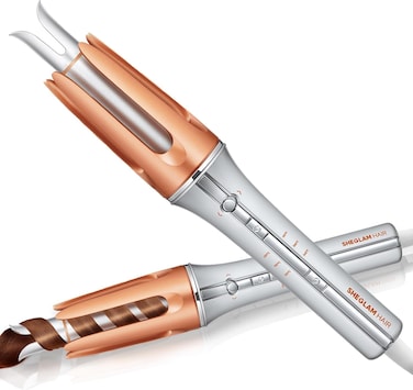 Automatic Curling Iron 1 inch with 3 Temperatures Fast Heating, 2-Way Rotation, Automatic Shut-Off, Anti-Scald, Anti-Tangle Rotating for Hair Styling