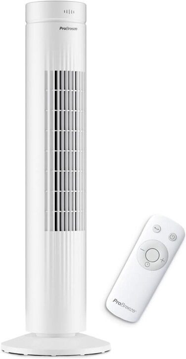 30&quot; Tower Fan with 7-Hour Digital Timer, Remote Control, 3 Cooling Fan Modes &amp; LED Light Indicator - Powerful &amp; Energy-Efficient Electric Fan for Home and Office