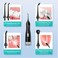 Water Flosser for Braces Gums Care, Professional Oral irrigator, Deep Cleaning, Rechargeable, Waterproof, BPA-Free, Portable for Travel, Black