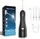Water Flosser &ndash; Rechargeable Oral Irrigator for Teeth Cleaning &ndash; IPX7 Waterproof, Deep Cleaning for Braces &amp; Dental Work, 3 Pressure Modes