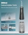 Radiotronics Water Dental Flosser Pick for Teeth 300ML Portable Oral Irrigator Rechargeable Travel Irrigation Cleaner Professional Electric Flossing Cleaning Picks