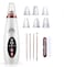 Blackhead Remover Vacuum Suction Facial Pore Cleaner Electric Acne Comedone Extractor Kit with 4 Suction Head Blackhead Extraction kit with 5 different suction levels