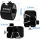 Radiotronics Pack Hand Tally Counter 4 Digital Mechanical Palm Click Counter with Finger Ring, for Sport Stadium Coach Referees Row School Event (Black and White)