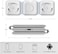 3 in 1 Wireless Charger, USB 3 in 1 Wireless Charger, Overheating Overload Protection Fast Wireless Charging Pad for all support wireless charging Phone