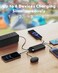 Power Bank with Built in Cables, 20000mAh USB C Battery pack 5 Outputs 4 Inputs with LED Display Type C Powerbank,22.5W Fast Charging