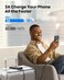 Power Bank, USB C in&amp;out Slimmest 10000mAh Portable Charger, Triple 3A High-Speed Charge External Battery Pack, Flashlight Phone Charger for iPhone Samsung
