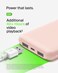 10000mAh portable power bank, 10K USB-C portable charger with 1 USB-C port and 2 USB-A ports, battery pack for up to 15W charging for iPhone, Samsung