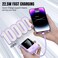 10000mAh Power Bank Fast Charging with USB-C, USB-A Outputs and LED Display - Portable Charger Power Bank with Built-in Cables