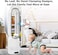 Bladeless Cooling Fan with Air Purification, 20 inch Tower Fan, 90&deg; Oscillating Pedestal Fan with Remote Control, 8 Speeds, 120 Minutes Timer, Portable Quiet Cooling Fan