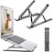 Adjustable Laptop Stand, Portable Aluminium Laptop Riser Laptop Holder for Desk, Foldable Ventilated Cooling Computer Support Stand for Apple MacBook Pro